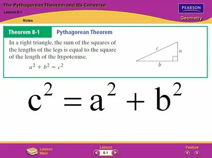 The Pythagorean Theorem and Its Converse - ppt video online 