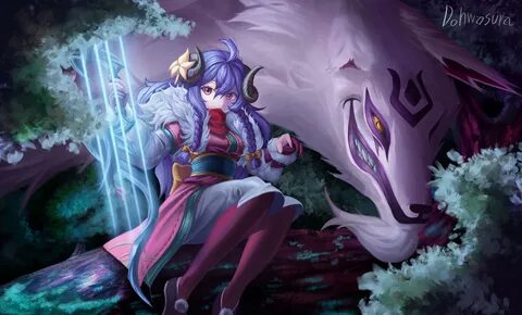 Kindred Lamb Spirit Blossom Kindred And Wolf League Of Legen