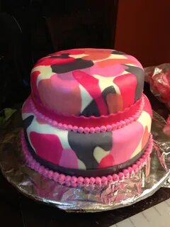 Pink camo cake Cake, Camo cake, Cooking and baking