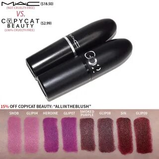 MAC Smoked Purple Lipstick Dupes - All In The Blush
