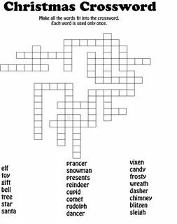 Hard Christmas Crossword Puzzles - #GolfClub