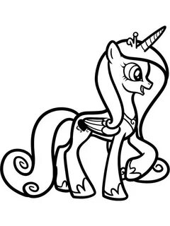 Princess Cadence coloring pages. Download and print Princess