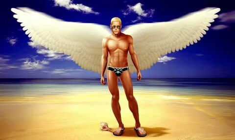 Ангел с крыльями мужчина - 54 фото - картинки и рисунки: ска