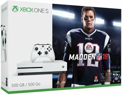 Xbox One S 500GB Console - Madden NFL 18 Bundle Xbox one s, Xbox, Xbox one