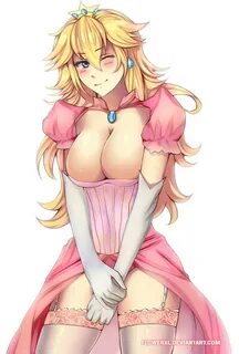 COMMISSION: Princess Peach II by Flowerxl on DeviantArt