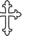 Cross clipart black and white, Cross black and white Transpa