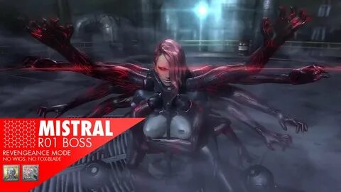 60fps Metal Gear Rising - R01 BOSS - Mistral S Rank (Revenge