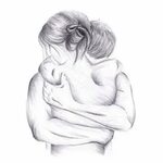 Drawings Hug (56 photos) " Рисунки для срисовки и не только
