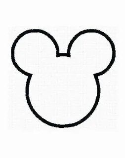 Mickey Mouse Head Template Luxury Mickey Mouse Ears Outline 