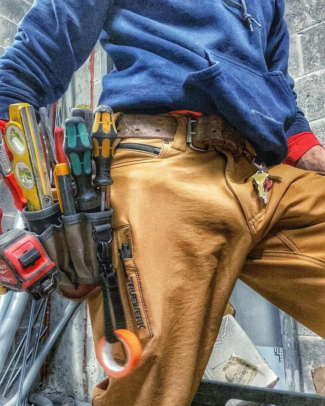 Worker pants rust фото 42