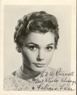 Felicia Farr - Autographed Inscribed Photograph HistoryForSa