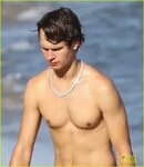 Leonardo DiCaprio & Ansel Elgort Battle It Out in Beach Voll