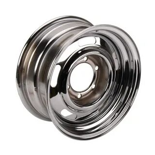 GM Rally Truck Wheel, 6 on 5.5 Inch Bolt Pattern, 15x10, Sil