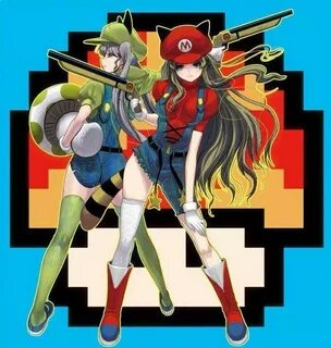 Sexy anime Mario sisters.