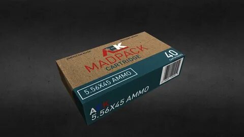 Ammo Box 5.56 - 3D model by Unreal Nick (@lastnickleft) b708