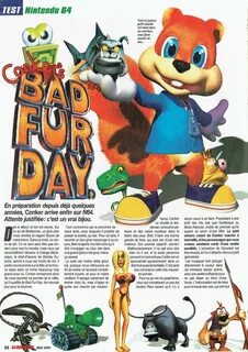 Nintendo64EVER - The tests of Conker's Bad Fur Day game on N