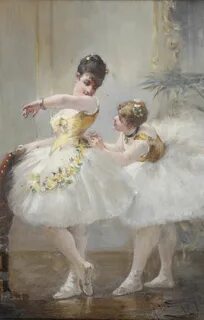 The Ballet Dancers (1876). Albert Ludovici Snr (British, 182