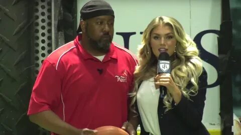 LFL Sideline Reporter Heidi Golznig Grills Omaha Coach Over 