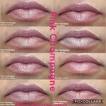 Pink Champagne LipSense Different glosses @Color My Lips by 