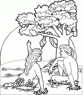 adam and eve snake drawing - Clip Art Library