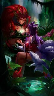 LOL, League Of Legends, Fan Art, Wallpaper, Campeões, Zyra, 