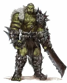 orc, jang ju hyeon Dungeons and dragons characters, Orc warr