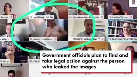 Mexican senator accidentally goes topless on Zoom meeting