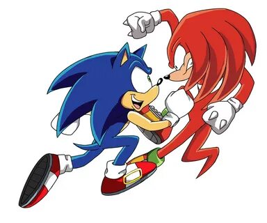 Sonic VS Knuckles! by https://www.deviantart.com/mvstanislav