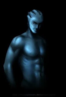 Азари мужчина - Фан-арт Mass Effect 3