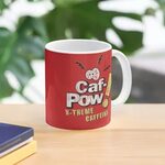 11oz mug Caf-Pow Extreme Caffeine Ceramic Coffee Cup Barware