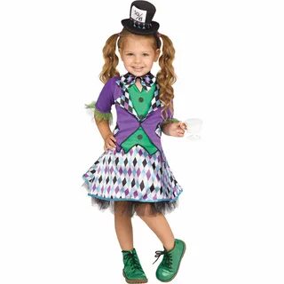 Girls Mad Hatter Costume Mad hatter girl, Toddler costumes g