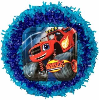Blaze and the Monster Machines Blue pull pinata Blaze and th