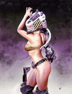 Marco Turini Artist - Sci Fi Girl Concept