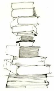 stack of books: Stack of books, Book drawing, Book tattoo