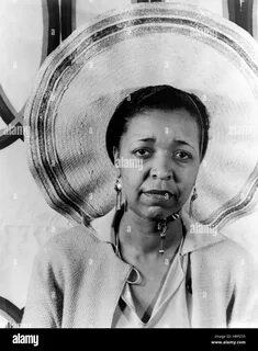 Ethel Waters, American Singer and Actress Stock Photo.