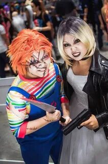 Chucky and Tiffany cosplay Cosplay, Chucky, Halloween makeup