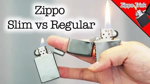 Zippo Tricks EP.4 ก า ร เ ล น ท ร ค บ น Zippo Slim vs Regula