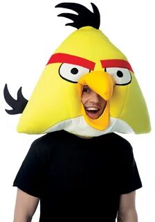 Angry Birds Yellow Fabric Mask - Halloween Costume Ideas 202