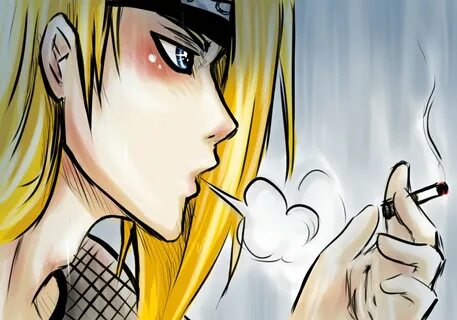 Deidara Smoke_in_the_Rain_by_Feicoon.jpg - Просмотр картинки