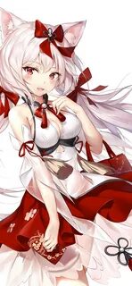 #1190275 PDXen, artwork, red eyes, anime, Yukikaze (Azur Lan