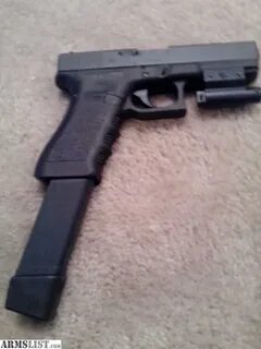 Glock 22 With Beam And Extended Clip