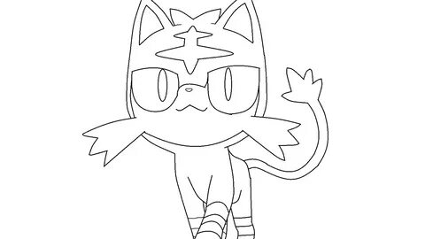 Litten Coloring Pages - Coloring Home