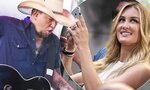 Brittany Kerr supports husband Jason Aldean as he performs o