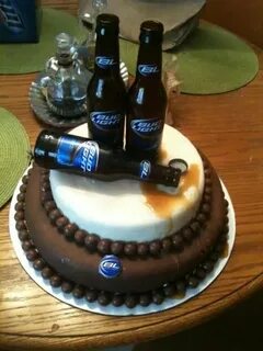 Bud light birthday cake! Beer cake, Cake, Cupcake cakes