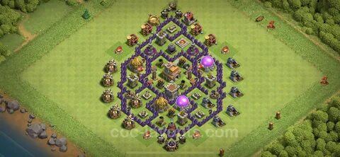Trophy (Defense) Base TH7 with Link, Hybrid, Anti Everything