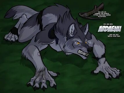 Ardaenu arises by Arrow-Quivershaft Werewolf, Werewolf art, 