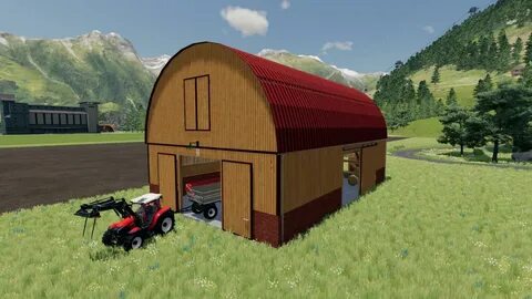 Хранилище соломы и сена v1.0 FS19 Farming Simulator 22 мод F