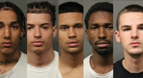 5 men, 4 from North Bergen, 1 from Jersey City, arrested in 