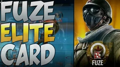 Rainbow Six Siege - FUZE ELITE SKIN IN LOADOUT SCREEN - YouT