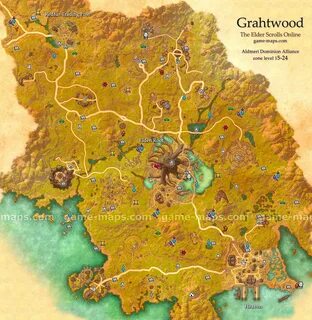 Eso Grahtwood Skyshard Map Related Keywords & Suggestions - 